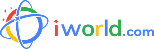 Iworld logo.
